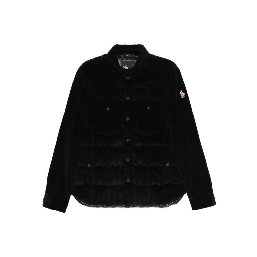 Moncler Grenoble Black Jackets - Shirt Jackets Men